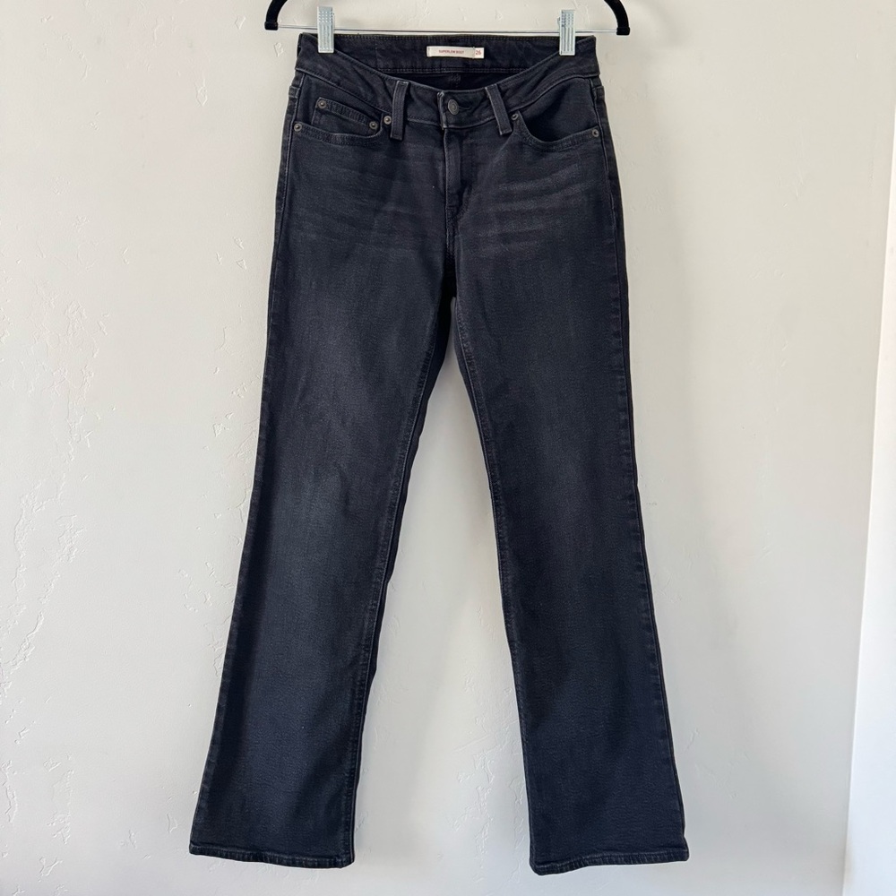 Levi’s Superlow Boot Grey Black Jeans 26